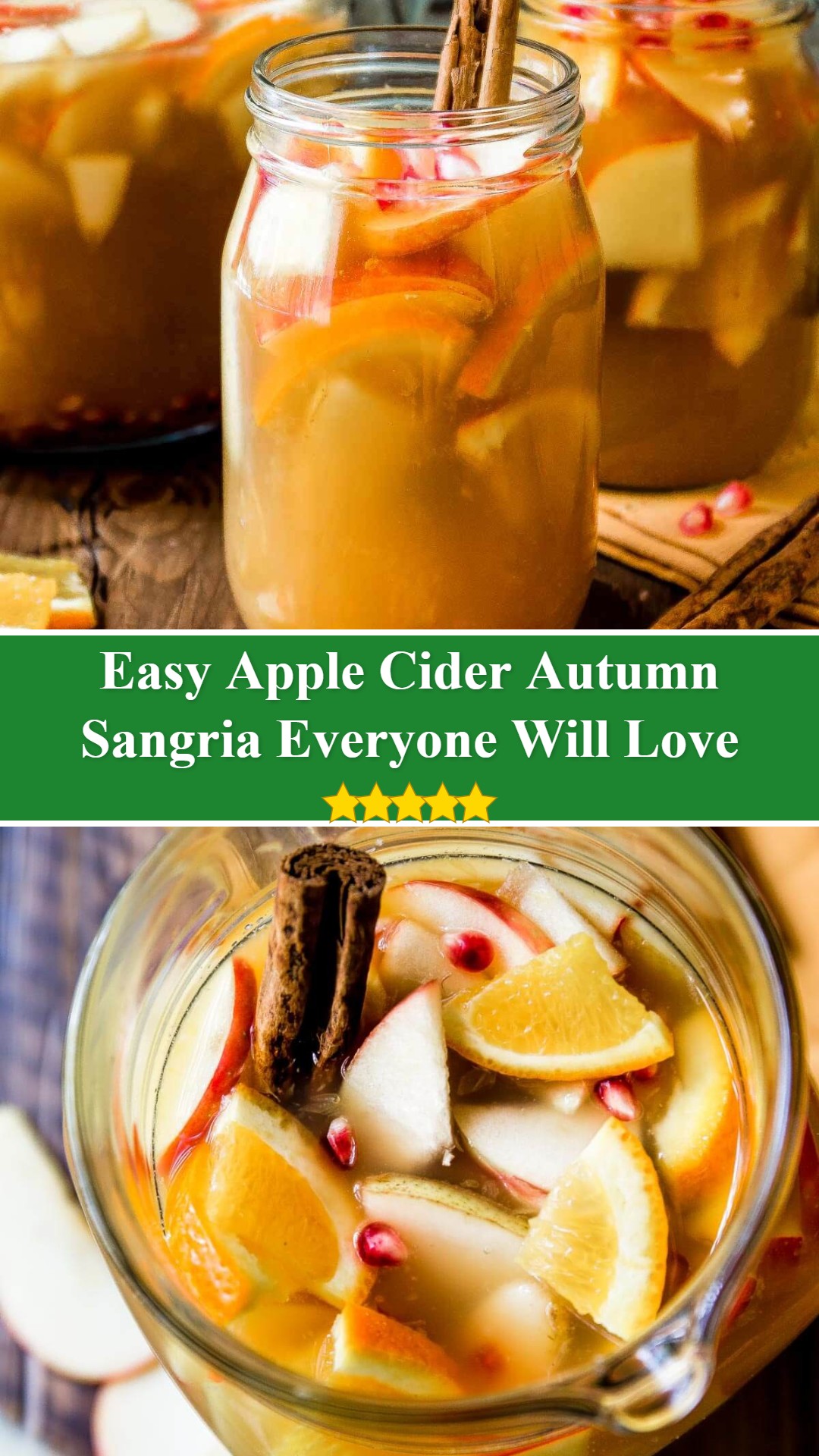 Apple Cider Autumn Sangria