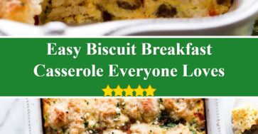 Biscuit Breakfast Casserole