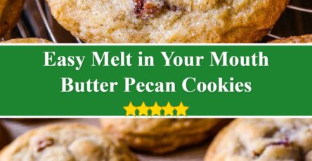 Butter Pecan Cookies