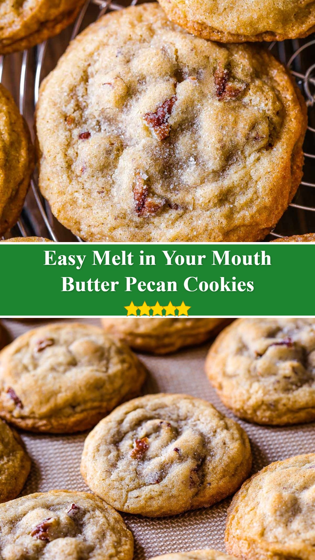 Butter Pecan Cookies