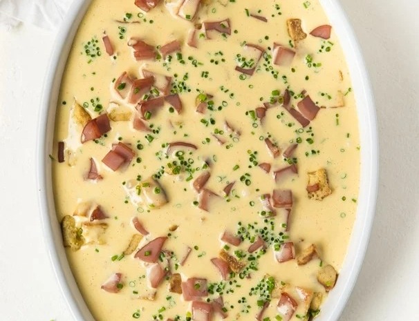 Easy Eggs Benedict Casserole suggested serving