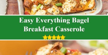 Everything Bagel Breakfast Casserole