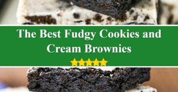 Fudgy Cookies and Cream Brownies