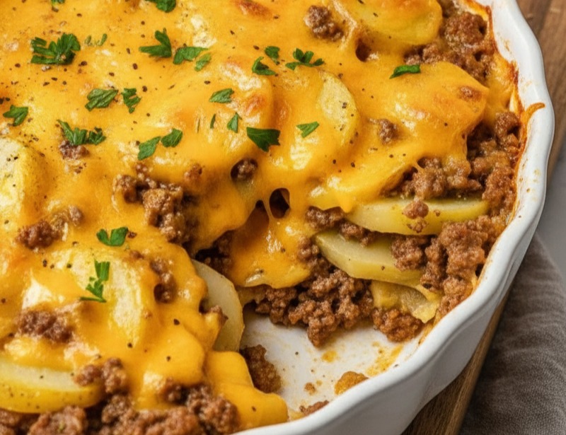 Hobo Casserole Ground Beef Recipe Easy suggested serving