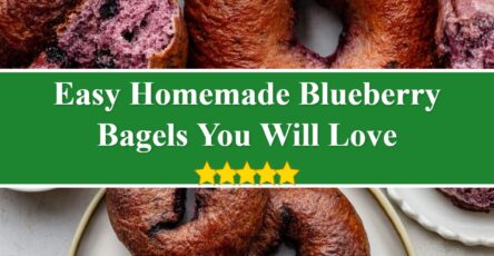 Homemade Blueberry Bagels