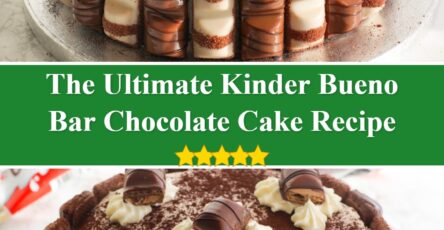 Kinder Bueno Bar Chocolate Cake Recipe