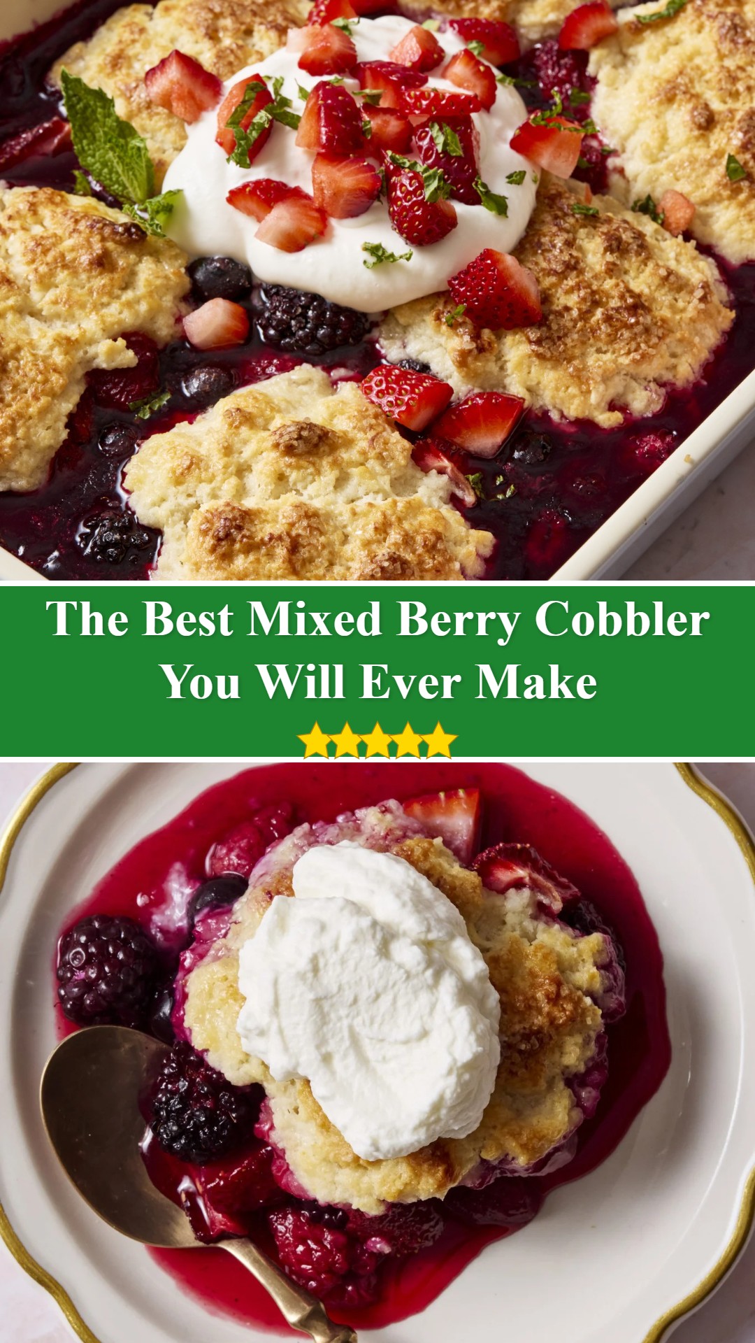Mixed Berry Cobbler