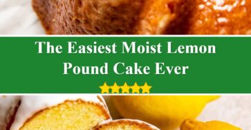 Moist Lemon Pound Cake
