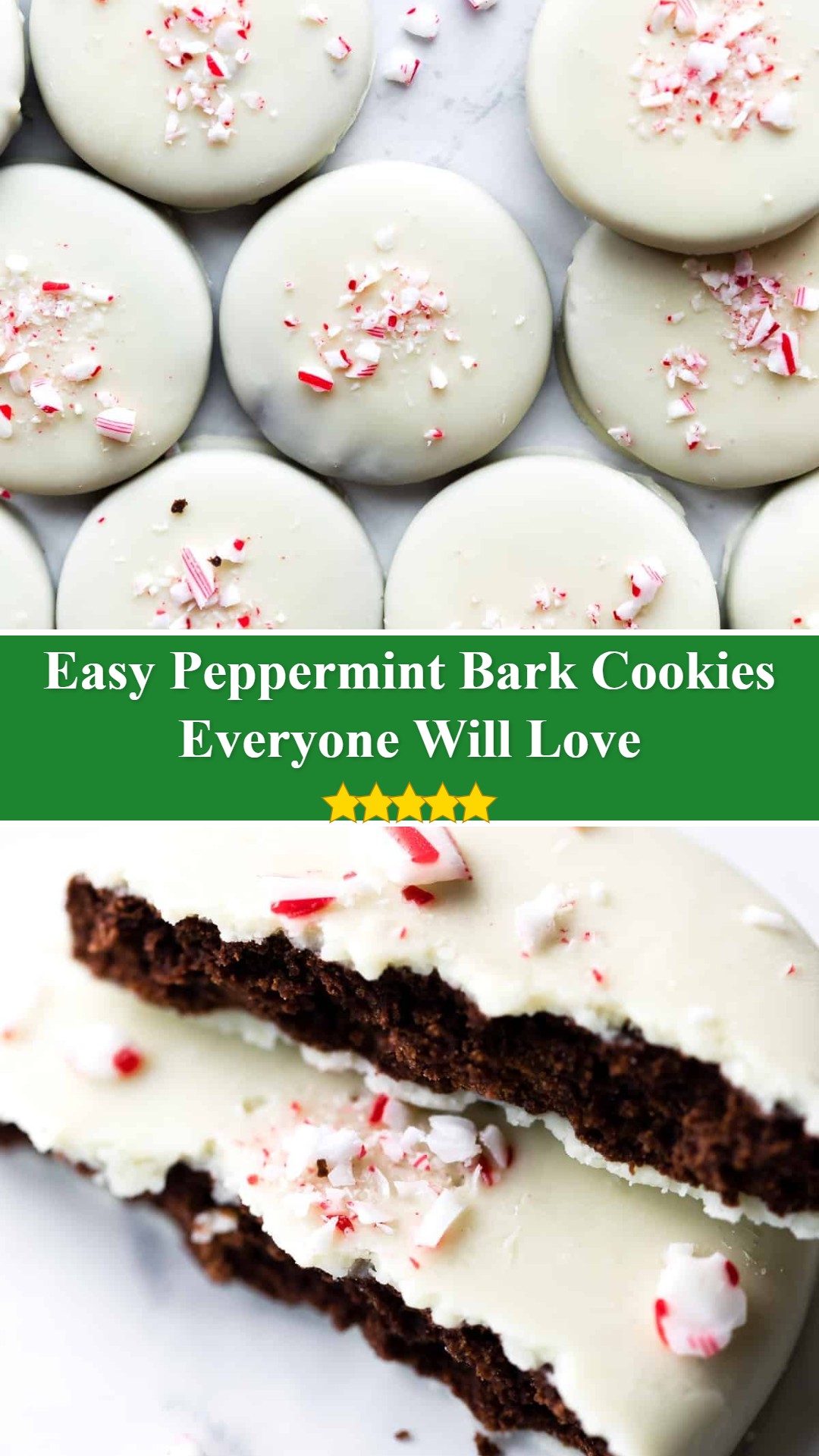 Peppermint Bark Cookies