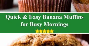 Quick & Easy Banana Muffins