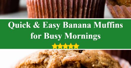 Quick & Easy Banana Muffins