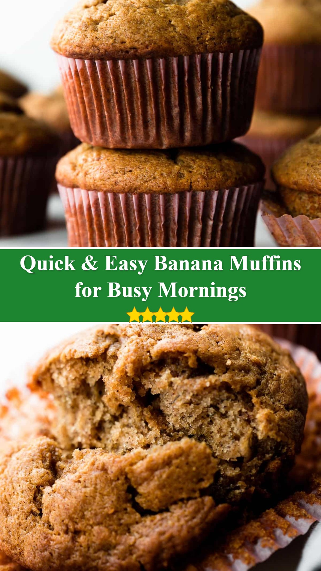 Quick & Easy Banana Muffins