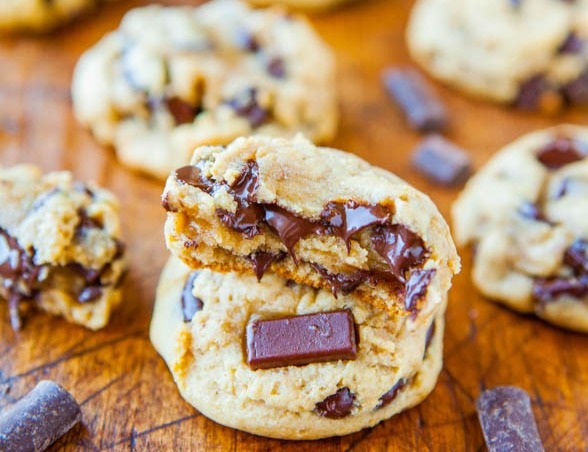 Softbatch Cream Cheese Chocolate Chip Cookies suggested serving