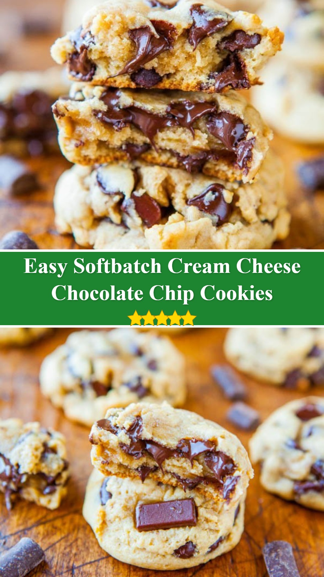 Softbatch Cream Cheese Chocolate Chip Cookies