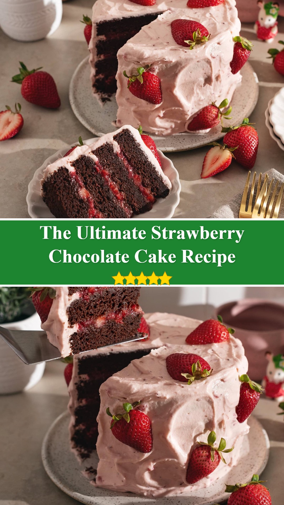 Strawberry Chocolate Cake